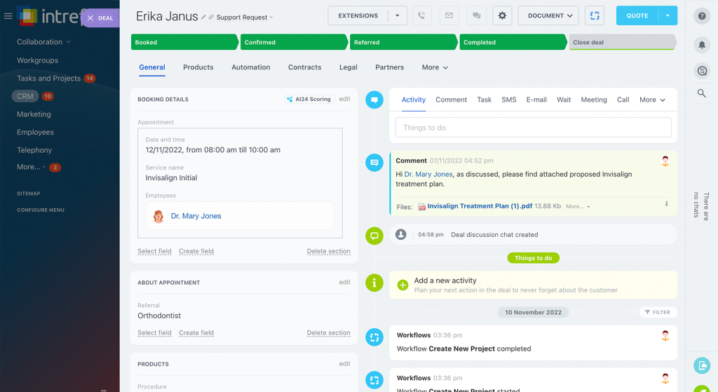 Customisable Contact Centre Bitrix24