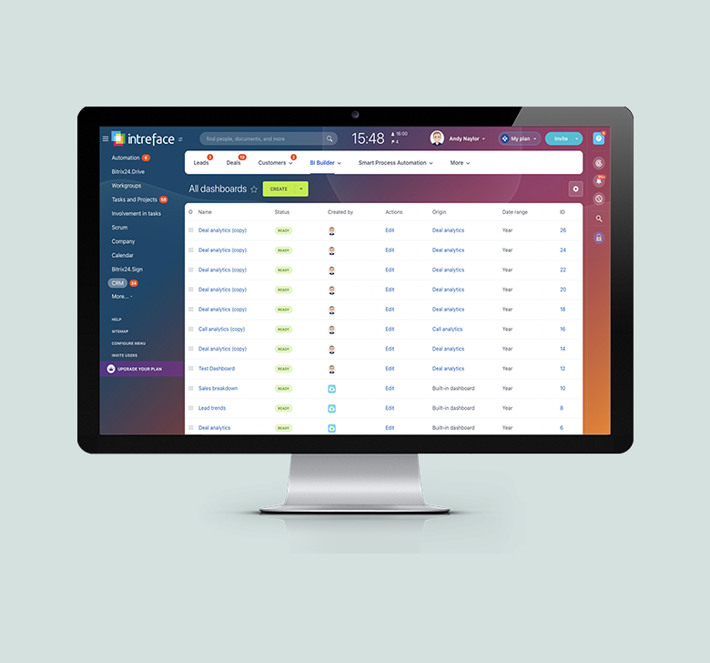 Live Training BI Builder in Bitrix24