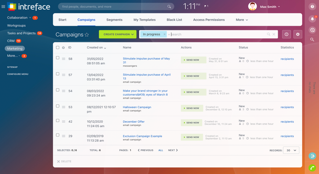 Marketing Mail Bitrix24