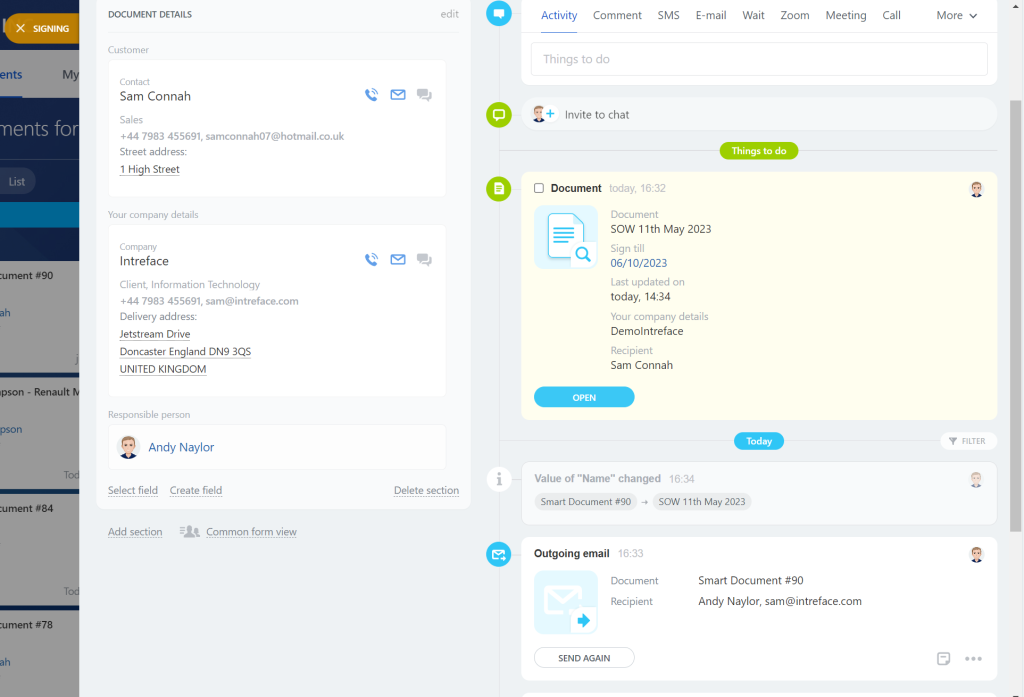 Signing Workflow Bitrix24