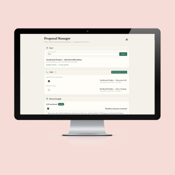 Proposal Manager